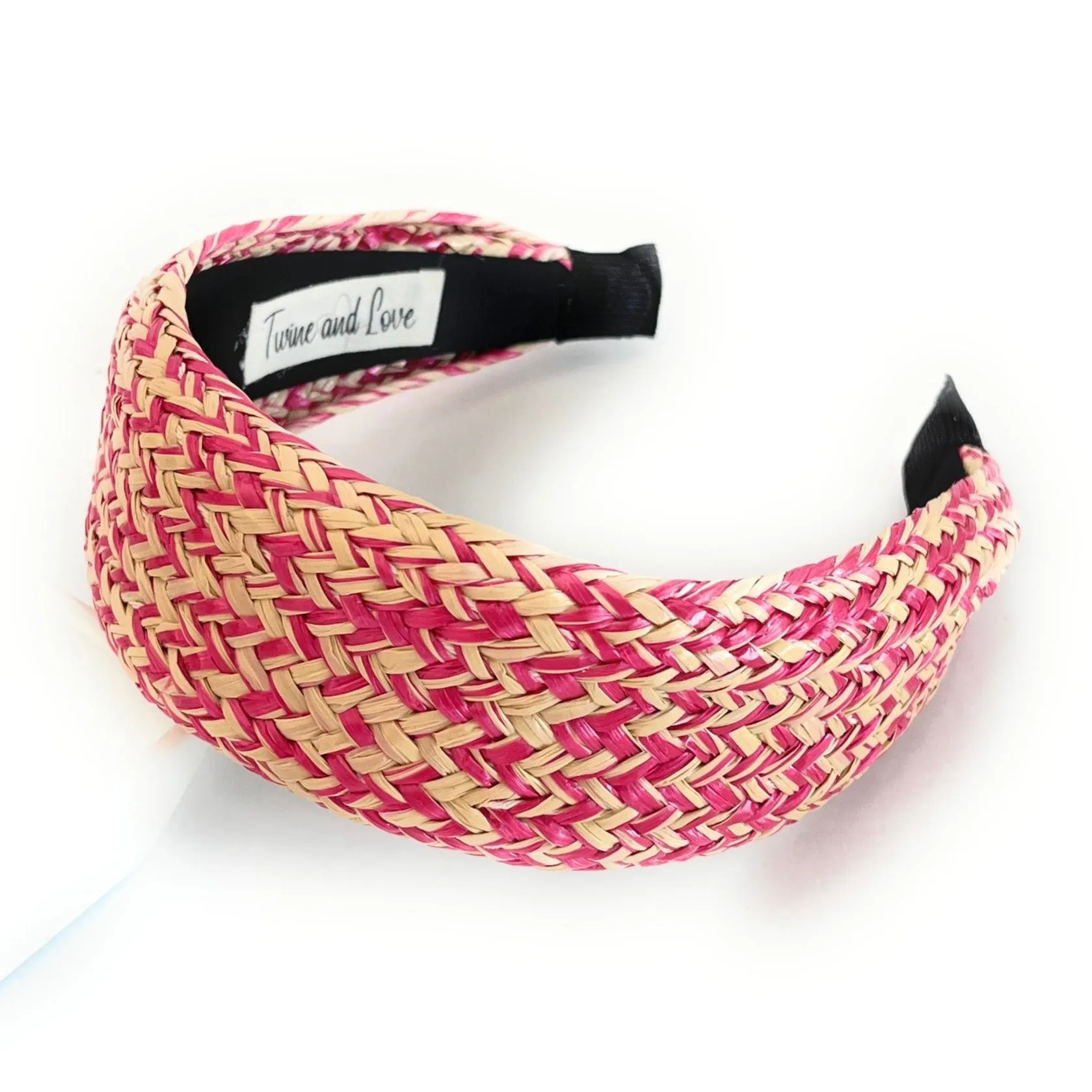 Wide Raffia Headband