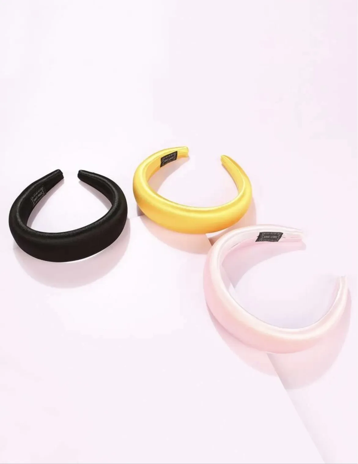 Yellow Satin Headband